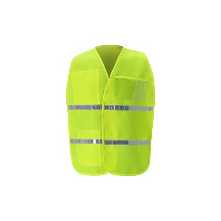 2W INTERNATIONAL Incident Command Vest, Lime Yellow, Regular IC100LY RG